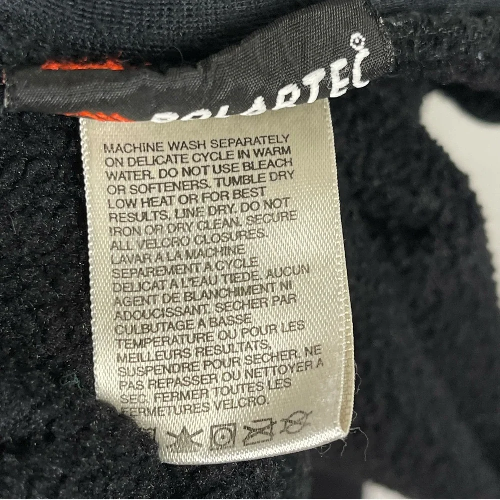 The North Face Men's Large Black Performance Jacket Polar Tec Winter Fleece